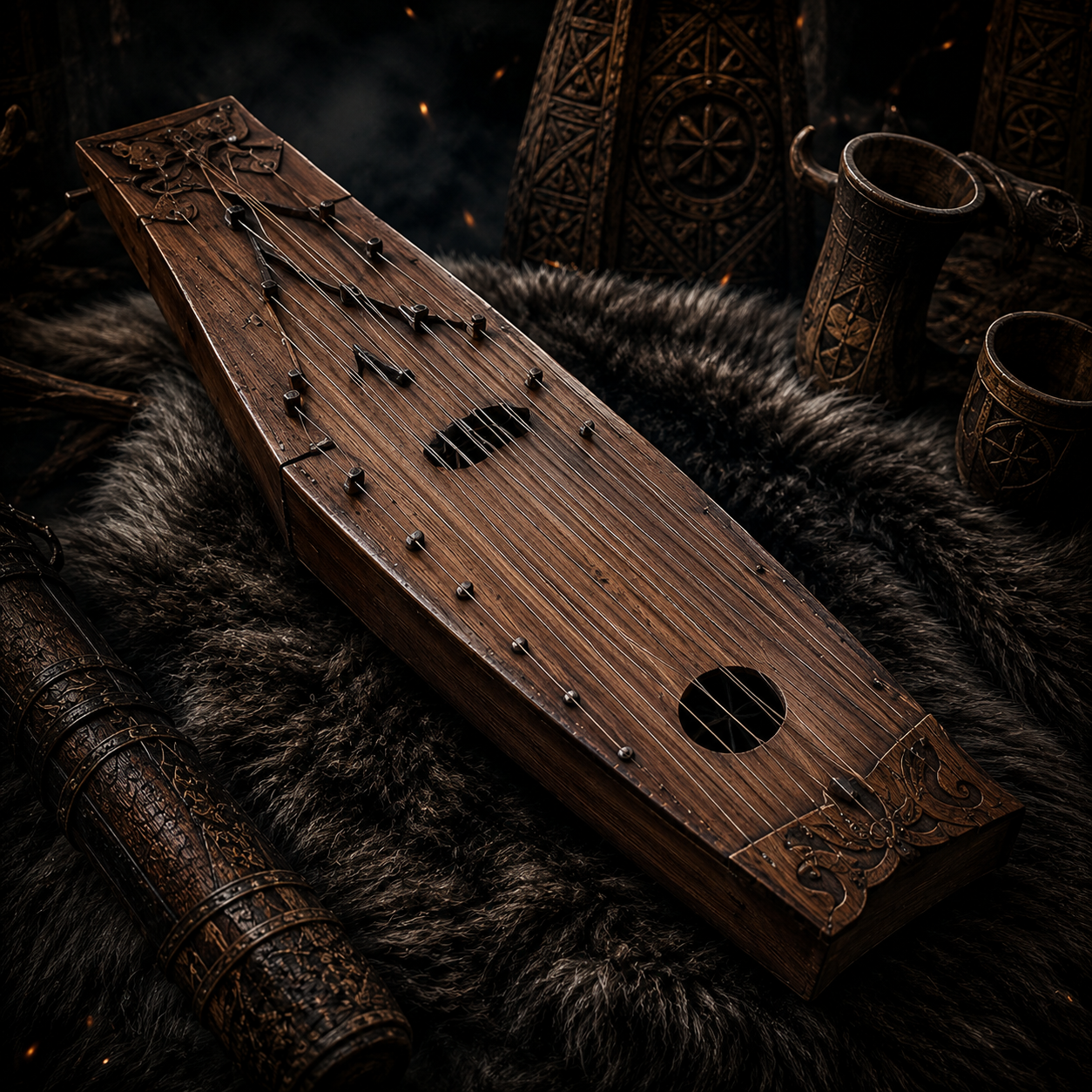 The kantele — the Finnish national plucked zither